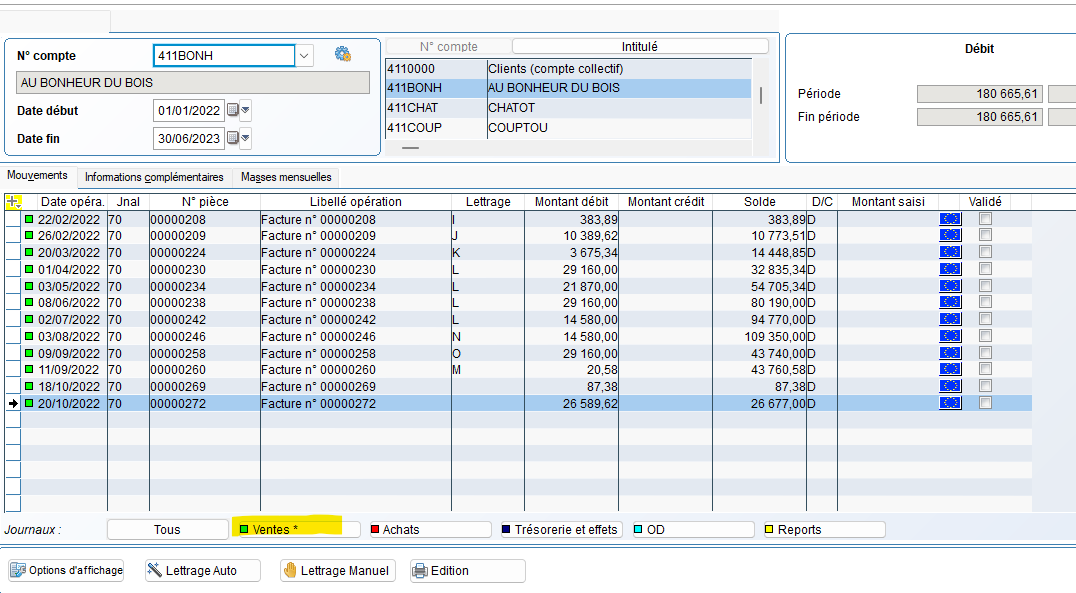 Consultation Des Comptes