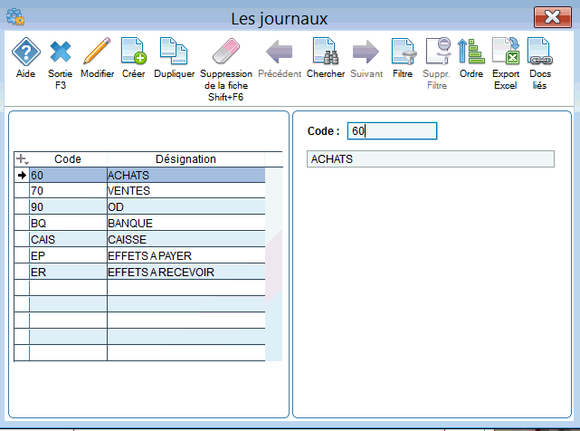 saisie des journaux