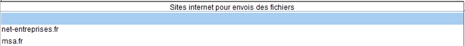 LISTE_VALEURS_SITE_ENVOIS_FICHIERS_DSN