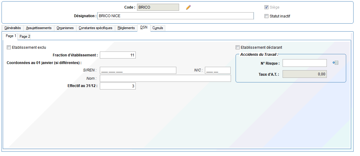 ECRAN_GESTION_ETABLISSEMENT_DSN