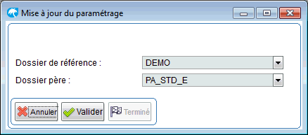 ECRAN_UTILITAIRE_MAJ_PARAMETRAGE